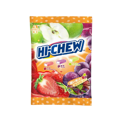 MORINAGA Hi-Chew Strawberry, Grape & Green Apple Favors 110g (Case 10)