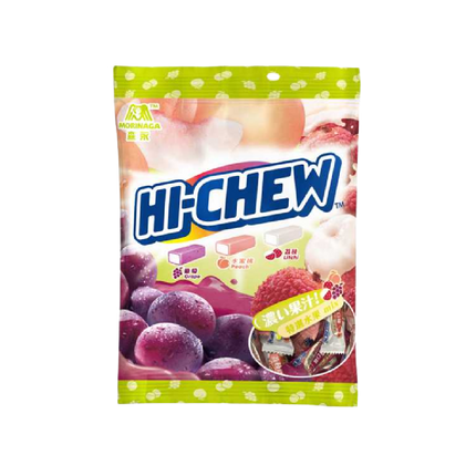 MORINAGA Hi-Chew Grape, Peach & Lychee Favors 110 (Case 10)