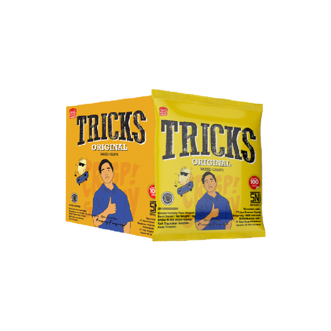 Tricks Baked Potato Crisps - Original 150g (Case 24)