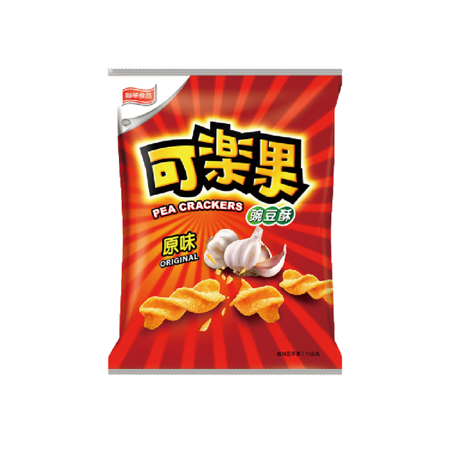 Lian Hwa Foods - Pea Crackers (Original Flavor) 72g (Case 12)
