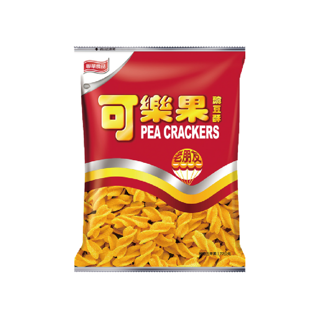 Lian Hwa Foods - Pea Crackers (Traditional Flavor) 72g (Case 12)