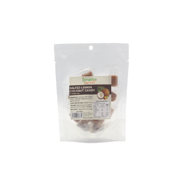 Longdan Salted Lemon Coconut Candy 100g (Case 30)