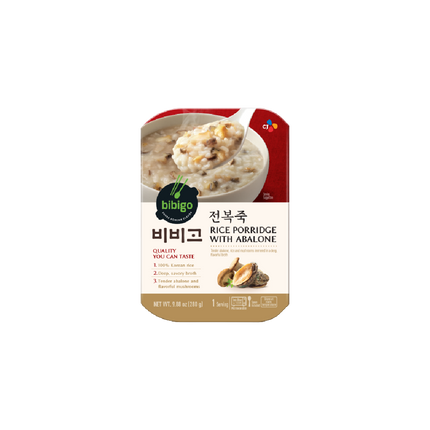 CJ BIBIGO Rice Porridge With Abalone 280g (Case 24)