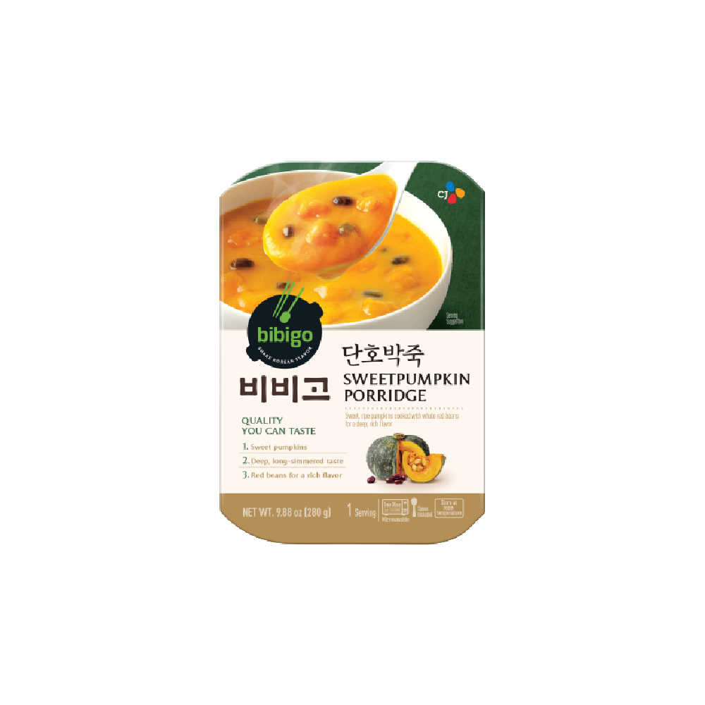 CJ BIBIGO Rice Porridge With Pumpkin 280g (Case 24)