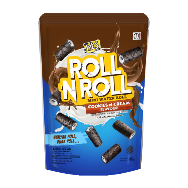 Iyes Roll N Roll Cookies & Cream 40g (Case 40)