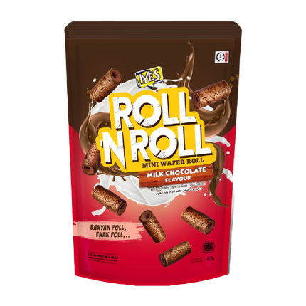 Iyes Roll N Roll Milk Chocolate 40g (Case 40)