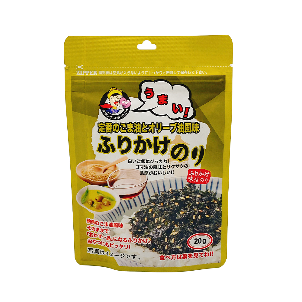 TAEPOONG Laver Flakes Perilla Oil Flavour 20g (Case 30)