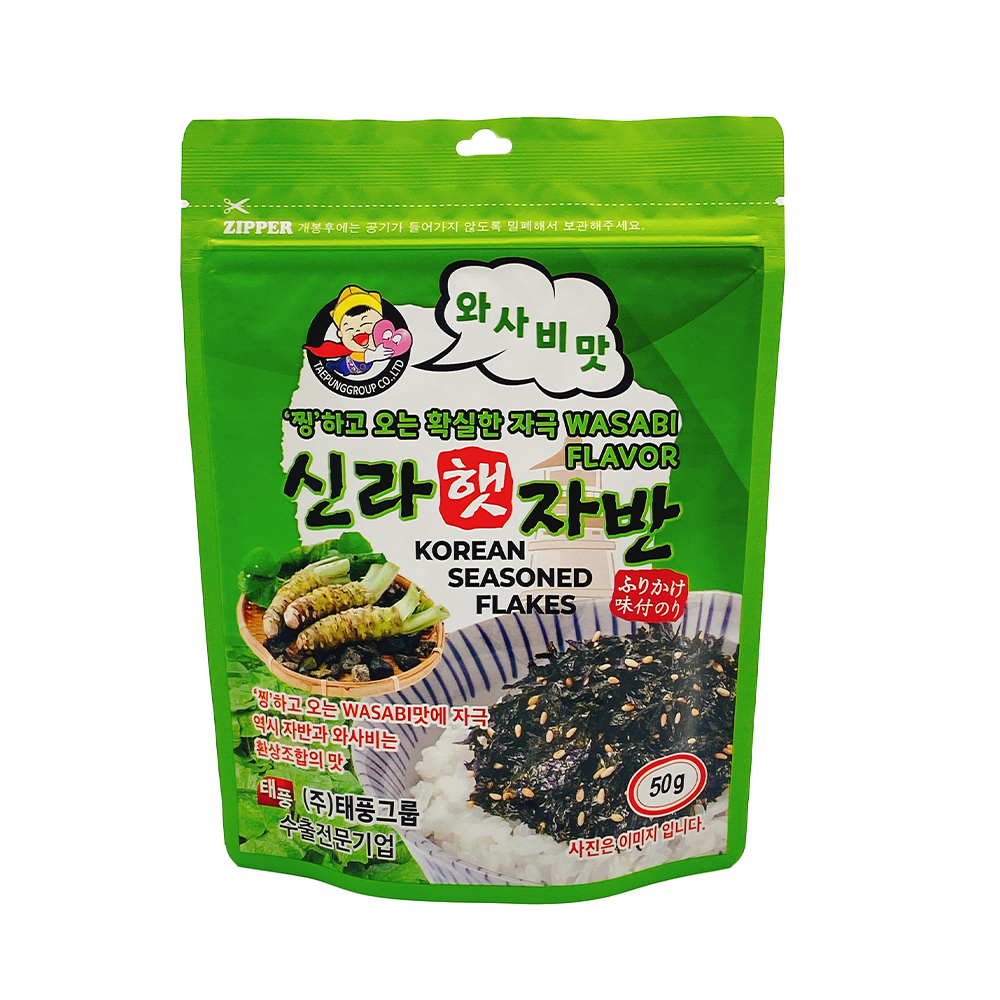 TAEPOONG Laver Flakes Wasabi Flavour 50g (Case 30)