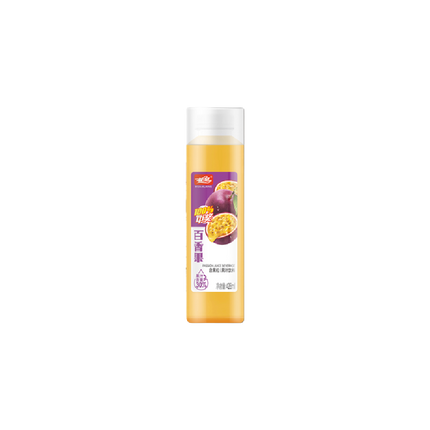 HUA HUANG Passion Fruit Juice With Bits 428ml (Case 15)