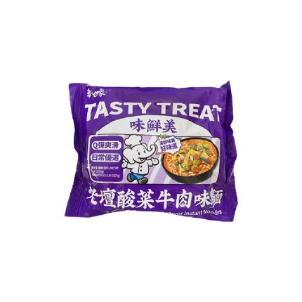 Baixiang Instant Noodles Artificial Beef with Sauerkraut Flavour 86g (Case 30)