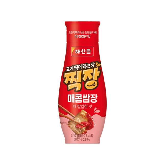CJ Haechandle Seasoned Soybean Paste(Tube) Spicy 300g (Case 30)