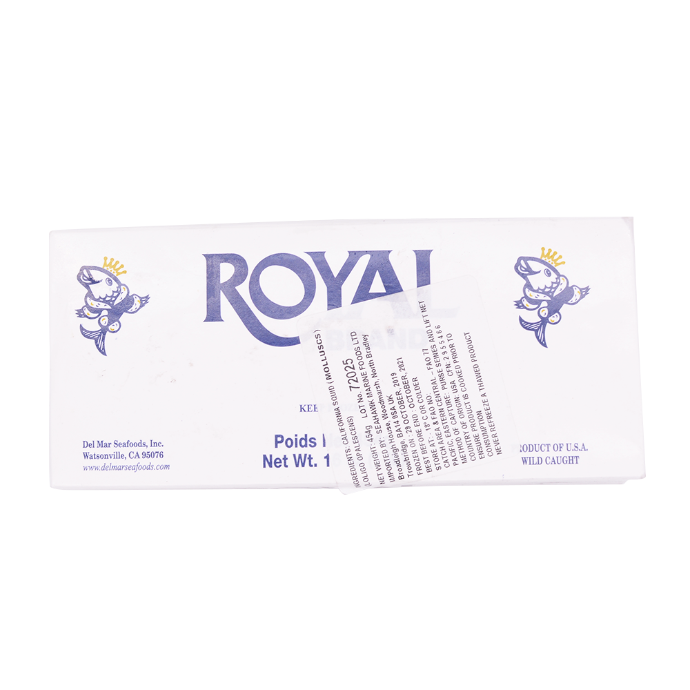 Royal Calamari Baby Squid 454g 1LB (Case 24)