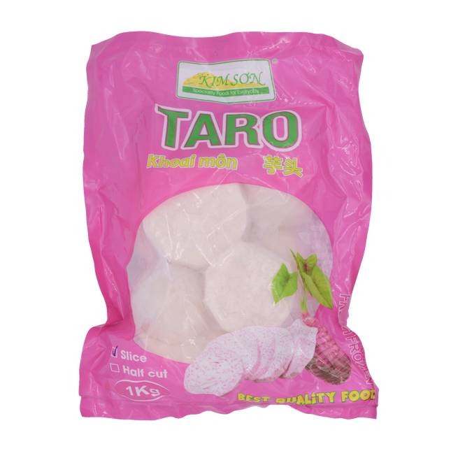 KIM SON Taro Slice 1kg (Case 10)