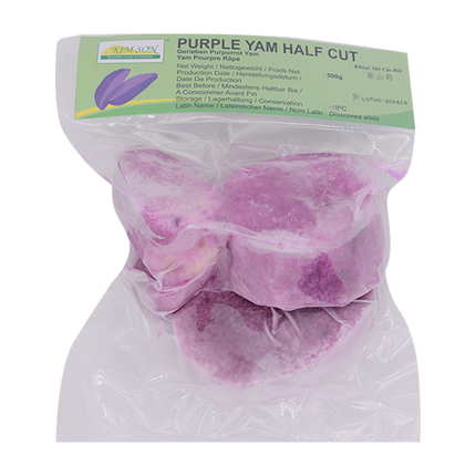 KIM SON Half Cut Purple Yam 500G (Case 20)