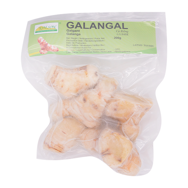 Kim Son Peeled Galangal 200g (Case 50)