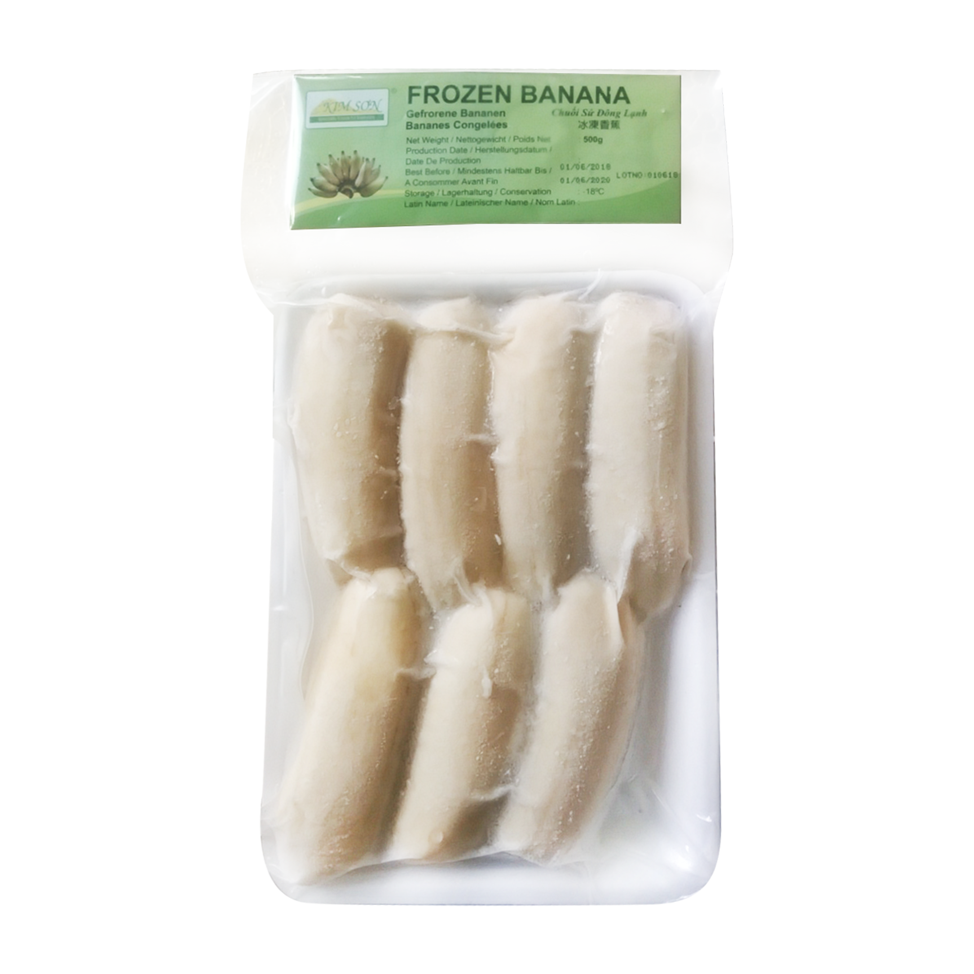 Frozen Banana 500g (Case 20)