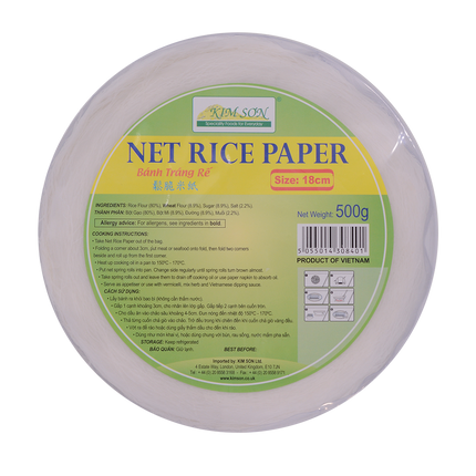 Kim Son Net Rice Paper 18cm 500g (Case 20)