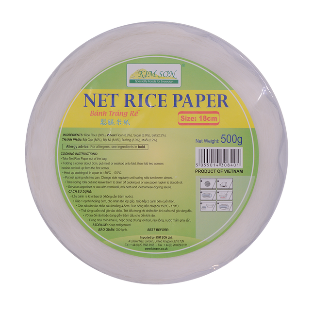 Kim Son Net Rice Paper 18cm 500g (Case 20)