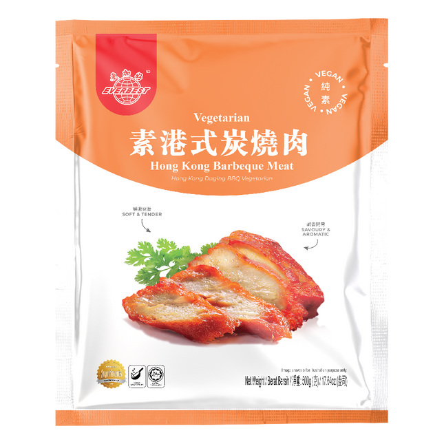 EVERBEST Vegetarian Hong Kong BBQ Meat 500g (Case 10)