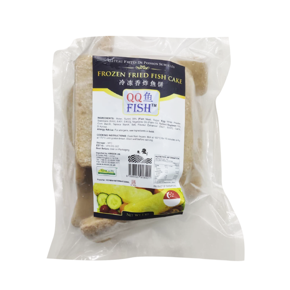 QQ Fried Fish Cake 1kg (Case 10)