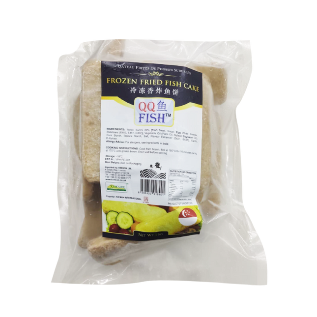 QQ Fried Fish Cake 1kg (Case 10)