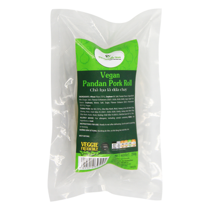 The Plantbase Store Vegan Pandan Pork Roll 250g (Case 20)