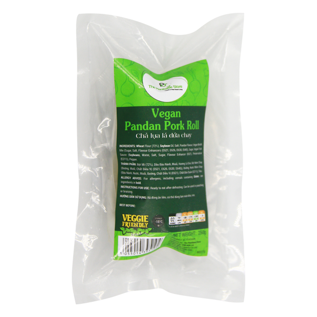 The Plantbase Store Vegan Pandan Pork Roll 250g (Case 20)