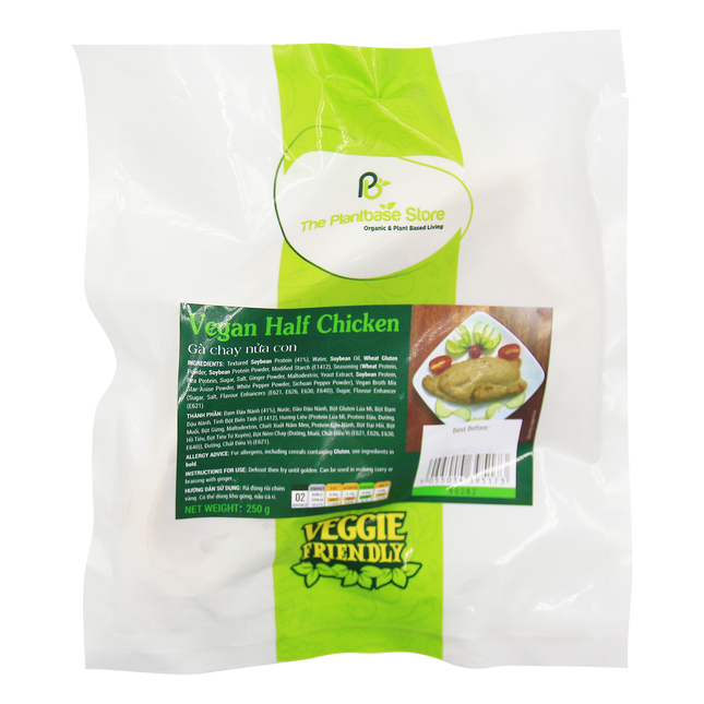 THE PLANTBASE STORE Vegan Half Chicken 250g (Case 20)