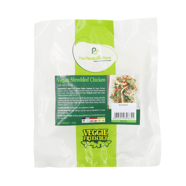 The Plantbase Store Vegan Shredded Chicken 250G (Case 20)