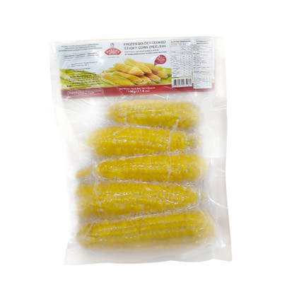 MADAME WONG Yellow Cooked Sticky Peeled Corn 500g (Case 30)