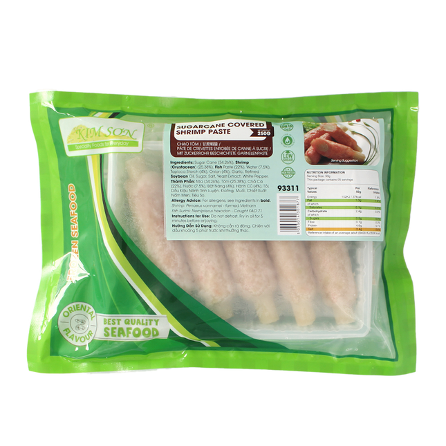 Kim Son Sugarcane Covered Shrimp Paste 250G (Case 24)