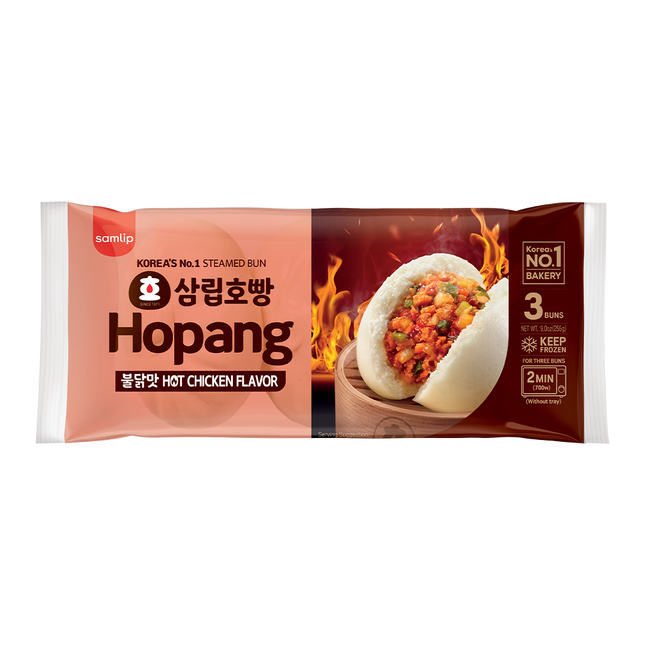 SAMLIP Hopang Hot Chicken Bun (3pcs) 255g (Case 18)