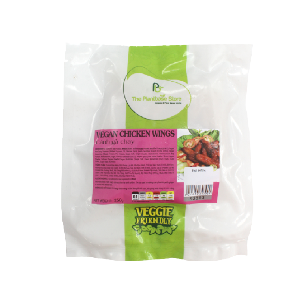 The Plantbase Store Vegan Chicken Wings 250g (Case 20)