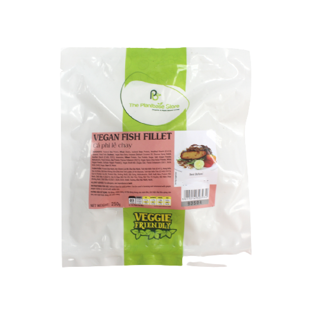 The Plantbase Store Vegan Fish Fillets 250g (Case 20)