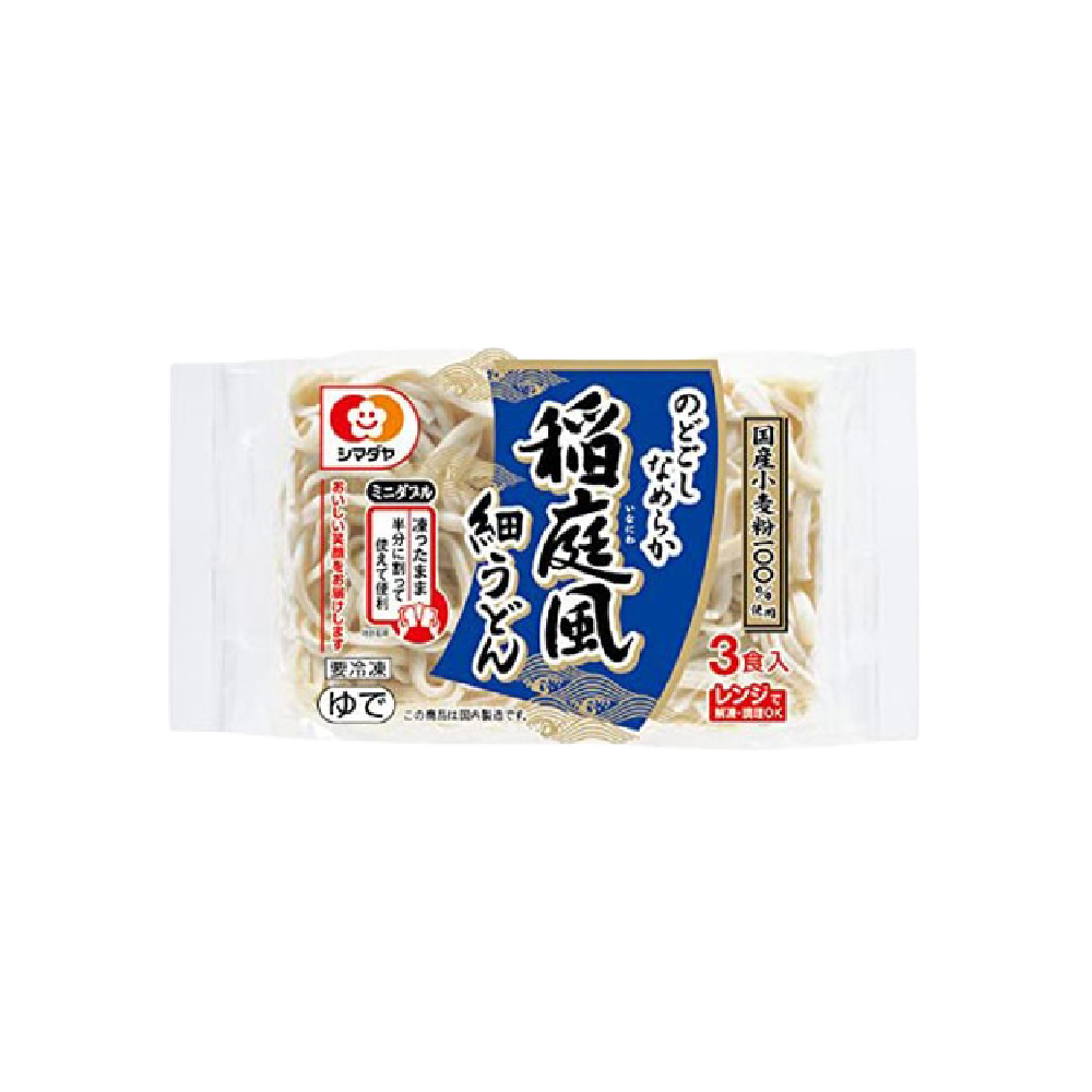SHIMADAYA Inaniwa Style Udon (3pcs) 600g (Case 18)