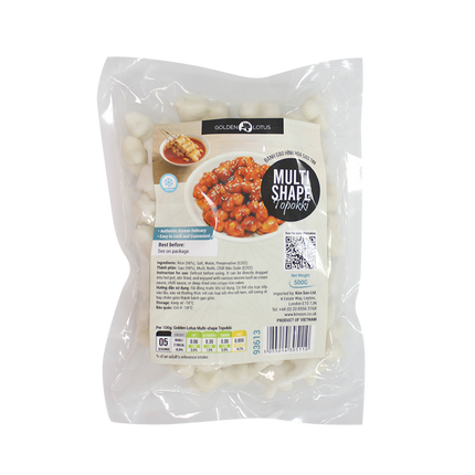 Golden Lotus Multi-Shape Topokki 500g (Case 20)