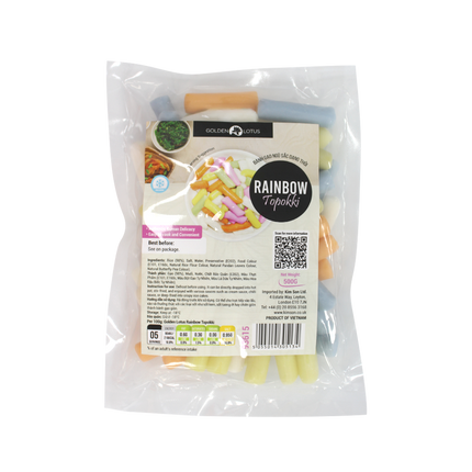 Golden Lotus Rainbow Topokki 500g (Case 20)