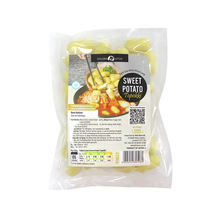 Golden Lotus Sweet Potato Topokki 500g (Case 20)