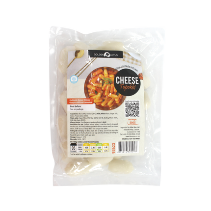 Golden Lotus Cheese Topokki 500g (Case 20)