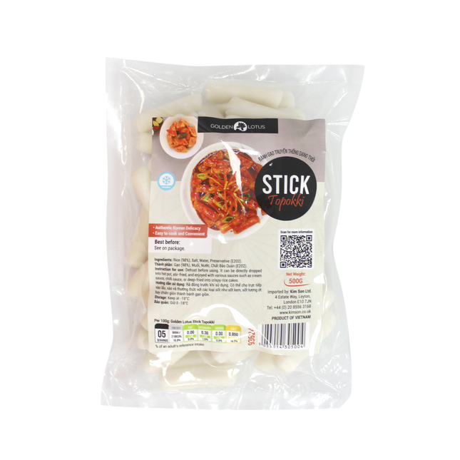 Golden Lotus Stick Topokki 500g (Case 20)