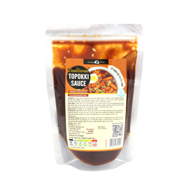 Golden Lotus Traditional Topokki Sauce 500g (Case 20)