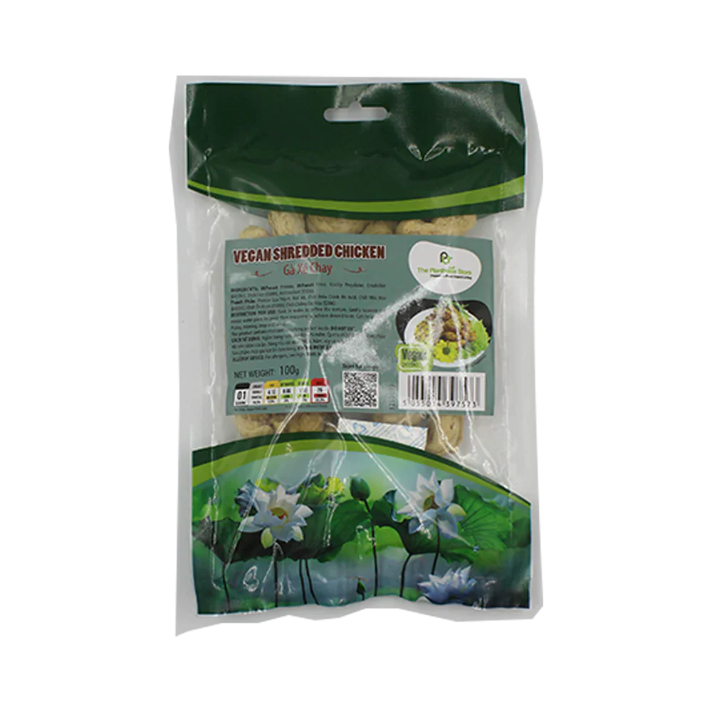 The Plantbase Store Vegan  Shredded Chicken 100g (Case 30)