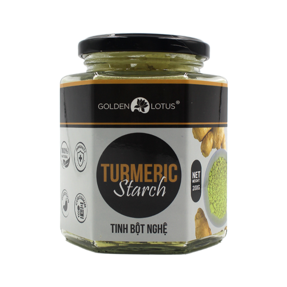 Golden Lotus Turmeric Starch 200g (Case 24)