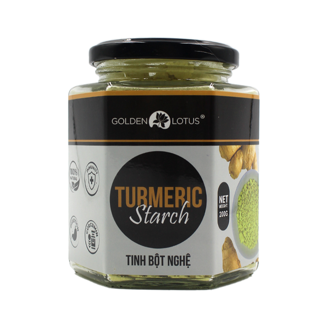 Golden Lotus Turmeric Starch 200g (Case 24)