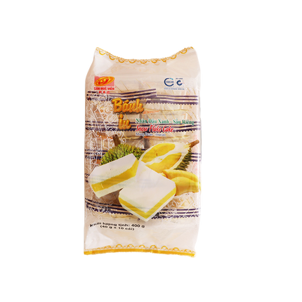 Tan Hue Vien Snow Flake Cake (Mung Bean – Durian) 400g (Case 30)