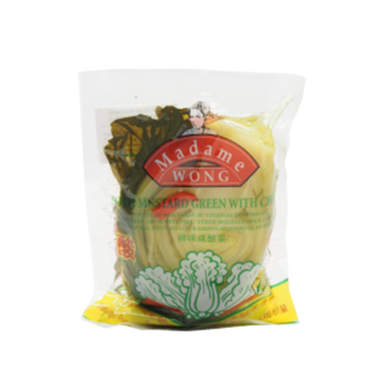 MADAME WONG Pickled Sour Mustard Green With Chilli 300g (Case 36)