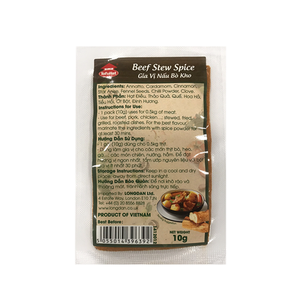 Tofuhat Beef Stew Spice 10g (Case 120)