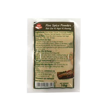 Tofuhat Five Spice Powder 10g (Case 120)
