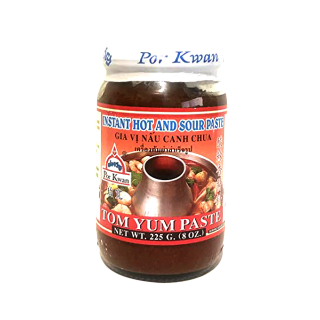 POR KWAN Hot & Sour Tom Yum Paste 225g (Case 24)