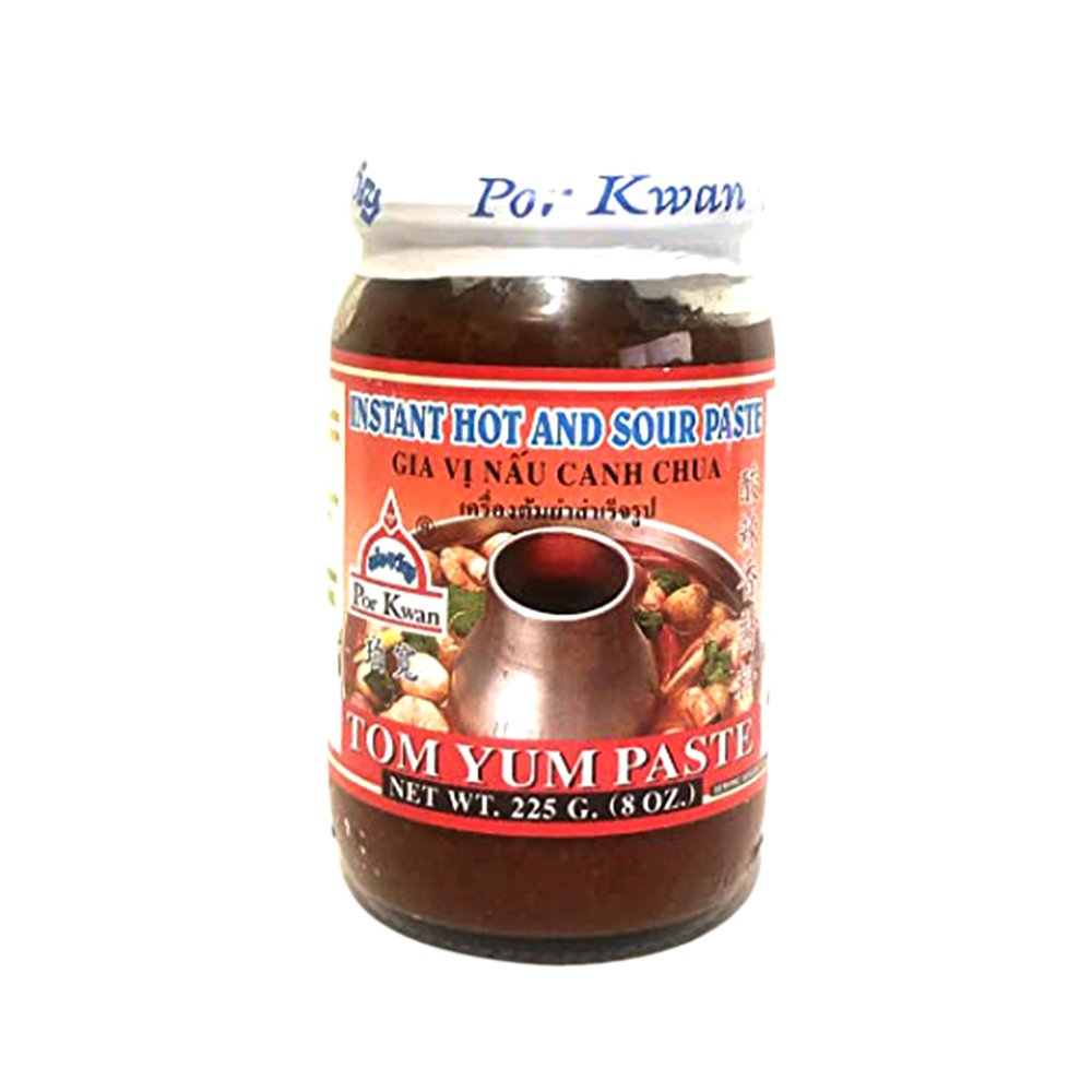 POR KWAN Hot & Sour Tom Yum Paste 225g (Case 24)